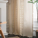 Boho Linen Curtain