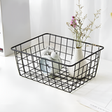 Sleek Wire Organizer Storage Basket