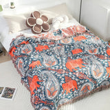 Soft Wander Tusk Cotton Blanket