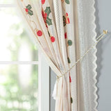 Festive Red Bell Curtains