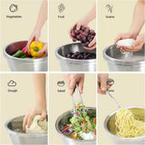 Rinse Mix Stainless Colander Duo Set