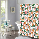 Fresh Peach Paradise Shower Curtain