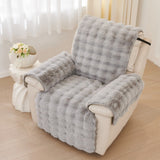 Faux Fur Recliner Sofa Cover