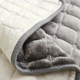 Velvet Grid Recliner Cover