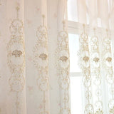 Elyvia Embroidered Classic Sheer Lace Curtain