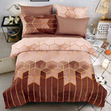Golden Cosmo Hive | 3pcs Duvet Cover Sets
