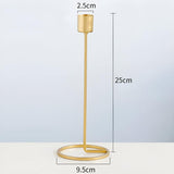 Golden Romantic Candle Holders