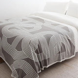 Snuggle Maze Knit Blanket