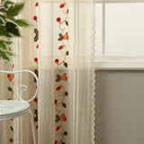Festive Red Bell Curtains