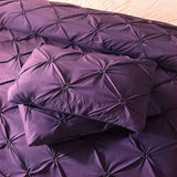 Amore Luxury Pinch Pleat Duvet Cover Set
