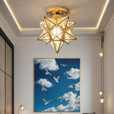 Ceiling Light - Vintage Star Metal Design