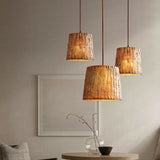 Pendant Light - Wooden Block - Rustic Style - Natural Wood Design