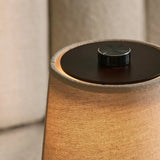 Table Lamp - Dimmable Minimalist Lamp Made of Wood - Rechargeable