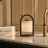 Table Lamp - Stylish Dimmable Wooden Lamp - Rechargeable