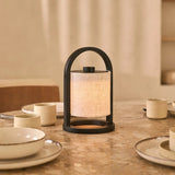 Table Lamp - Stylish Dimmable Wooden Lamp - Rechargeable