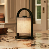 Table Lamp - Stylish Dimmable Wooden Lamp - Rechargeable
