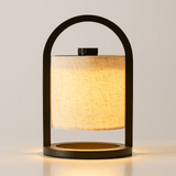 Table Lamp - Stylish Dimmable Wooden Lamp - Rechargeable