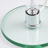 Table Lamp - Grey Glass - Bedside Lamp