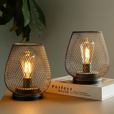 Table Lamp - Wireless LED Metal Lantern