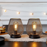 Table Lamp - Wireless LED Metal Lantern