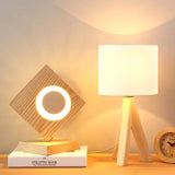 Table Lamp - Nature-Inspired Wooden Design - Warm Ambient Lighting