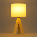 Table Lamp - Nature-Inspired Wooden Design - Warm Ambient Lighting