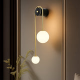 Wall Light - Modern Arch Design with Glass Shade