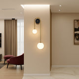 Wall Light - Modern Arch Design with Glass Shade