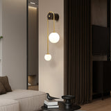 Wall Light - Modern Arch Design with Glass Shade