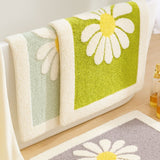 Charming Daisy Bloom Bath Mat