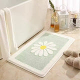 Charming Daisy Bloom Bath Mat