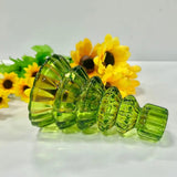 Christmas Tree Glass Candle Holder | 3pcs Set