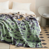 Emeraude Forest Soft Knitted Throw Blanket