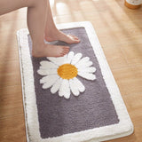 Fleur Plush Floral Bath Mat