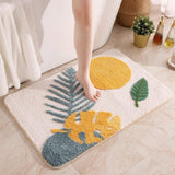 Floral Non-Slip Bathmat