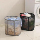 Foldable Mesh Laundry Basket
