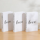 Forever Inspirational Book Stack Home Decor
