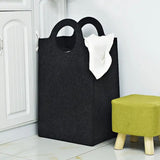 Oxford Fold Felt Laundry Basket