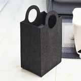 Oxford Fold Felt Laundry Basket