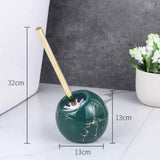 Nordic Creative Ceramic Toilet Brush