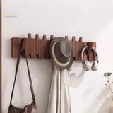 Piano Foldable Wooden Flip Hook Wall Rack