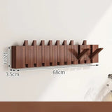 Piano Foldable Wooden Flip Hook Wall Rack
