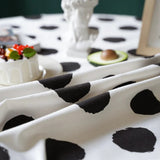 Polka Charm Tassel Table Cloth