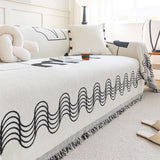 Ripple Curve Line Flow Sofa Cover
