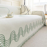Ripple Curve Line Flow Sofa Cover