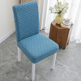 Seraphine Embossed Oval Knitting Dining Chair Cover