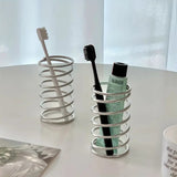 Stainless Steel Spiral Toothbrush Holder