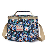 Stylish Retro Floral Insulated Picnic Lunch Bag