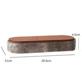 Marble Leather Lid Jewelry Storage Box
