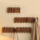Piano Wooden Hook Wall Coat Rack